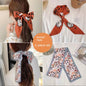 Girls' Vintage Bow Thin Narrow Polka Dot Winter Hair Band Platonelstore