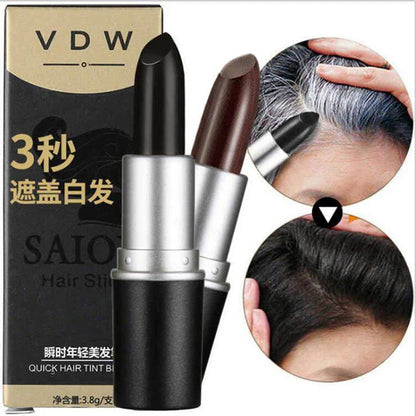 One-Time Hair dye Instant Gray Root Coverage Hair Color Modify Cream Stick Temporary Cover Up White Hair Colour Dye 3.8g Platonel