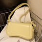 Women PU Shoulder Bag Versatile Leather Handbag Casual Trendy Crossbody Bag Flap Girl Satchel Purse Platonelstore