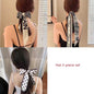 Girls' Vintage Bow Thin Narrow Polka Dot Winter Hair Band Platonelstore