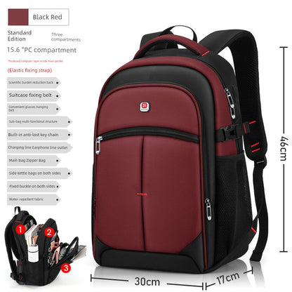 New Arrival Backpack Men Backpack Fashion Trendy High School Junior High School Student Schoolbag Female Large Capacity Travel Laptop Bag Platonelstore