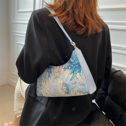 Women's Underarm Bags Cute Simple Handbags Trendy New Female Shoulder Bag Platonelstore