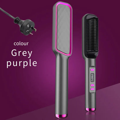 Electric Hot Comb Multifunctional Straight Hair Straightener Comb Anti-Scalding Styling Tool Straightening Brush. Platonel