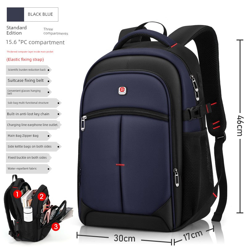 New Arrival Backpack Men Backpack Fashion Trendy High School Junior High School Student Schoolbag Female Large Capacity Travel Laptop Bag Platonelstore