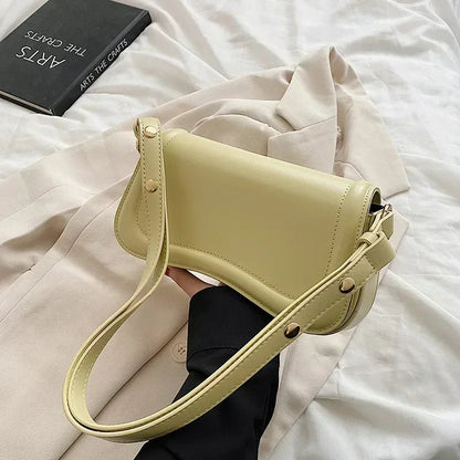 New Luxury Designer Shoulder Crossbody Bags for Women 2024 Pu Leather Trend Female Underarm Bag Fashion Purse Flap Handbags Platonelstore