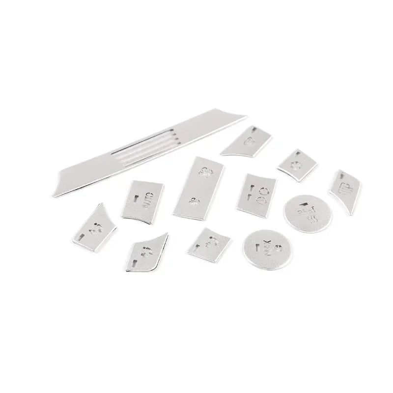 For BMW X1 3 Series E90 E91 E92 E93 X3 E83 E84 Aluminium Car Central Control Air Conditioning Air Volume Button Trim Stickers Platonelstore