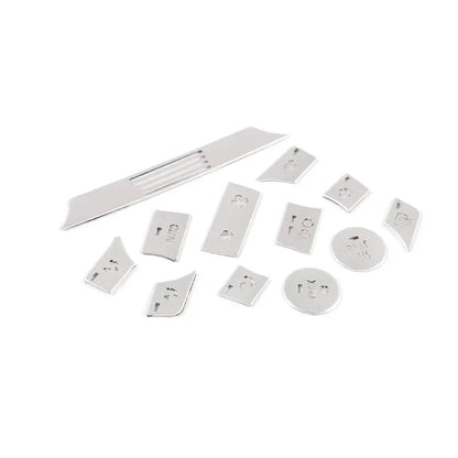 For BMW X1 3 Series E90 E91 E92 E93 X3 E83 E84 Aluminium Car Central Control Air Conditioning Air Volume Button Trim Stickers Platonelstore