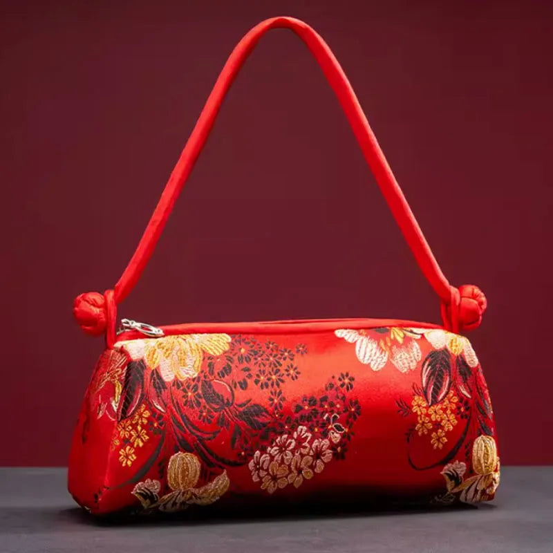 New Silk Embroidered Women Bag 2024 Fashion Matching Bride Women Handbag Clutch Bag Platonelstore