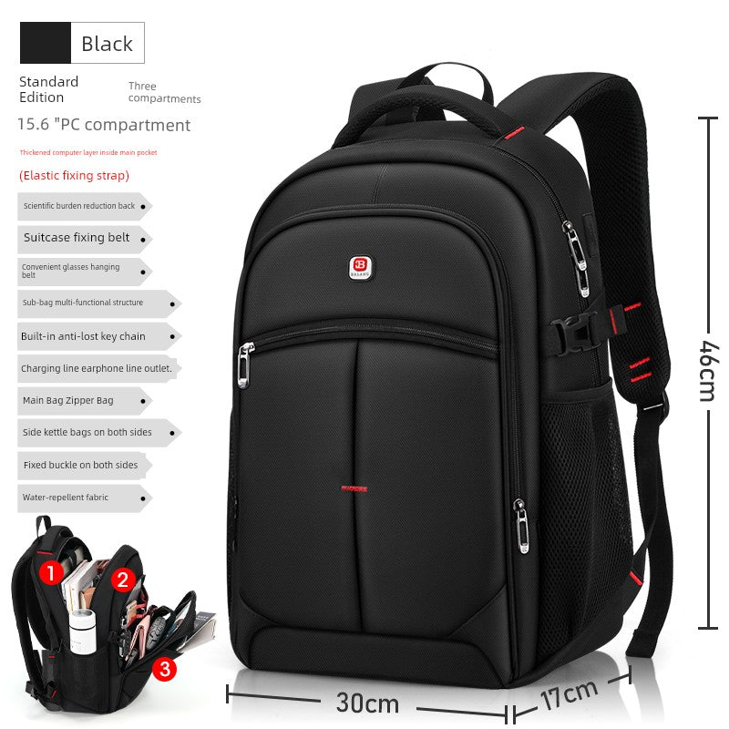 New Arrival Backpack Men Backpack Fashion Trendy High School Junior High School Student Schoolbag Female Large Capacity Travel Laptop Bag Platonelstore