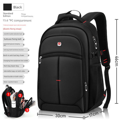 New Arrival Backpack Men Backpack Fashion Trendy High School Junior High School Student Schoolbag Female Large Capacity Travel Laptop Bag Platonelstore