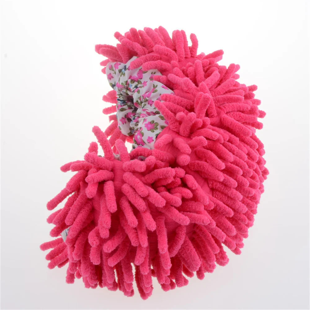 Chenille Dust Mop Slippers Home Floor Cleaning Lazy Mopping Shoes Water Uptake Foot Socks Mop Caps MultiFunction Cleaning Shoes Platonelstore
