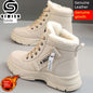 Smir 2024 New Sports Shoes Women's High-Top Winter Fleece-lined Thickening Thermal Cotton Shoes Platform Snow Boots Women Platonelstore