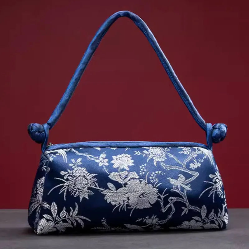 New Silk Embroidered Women Bag 2024 Fashion Matching Bride Women Handbag Clutch Bag Platonelstore