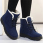 Women's Winter Boots Low Heels Women Boots With Fur Warm Winter Shoes Women Snow Boots Ankle Botas Mujer Winter Footwear Female Platonelstore