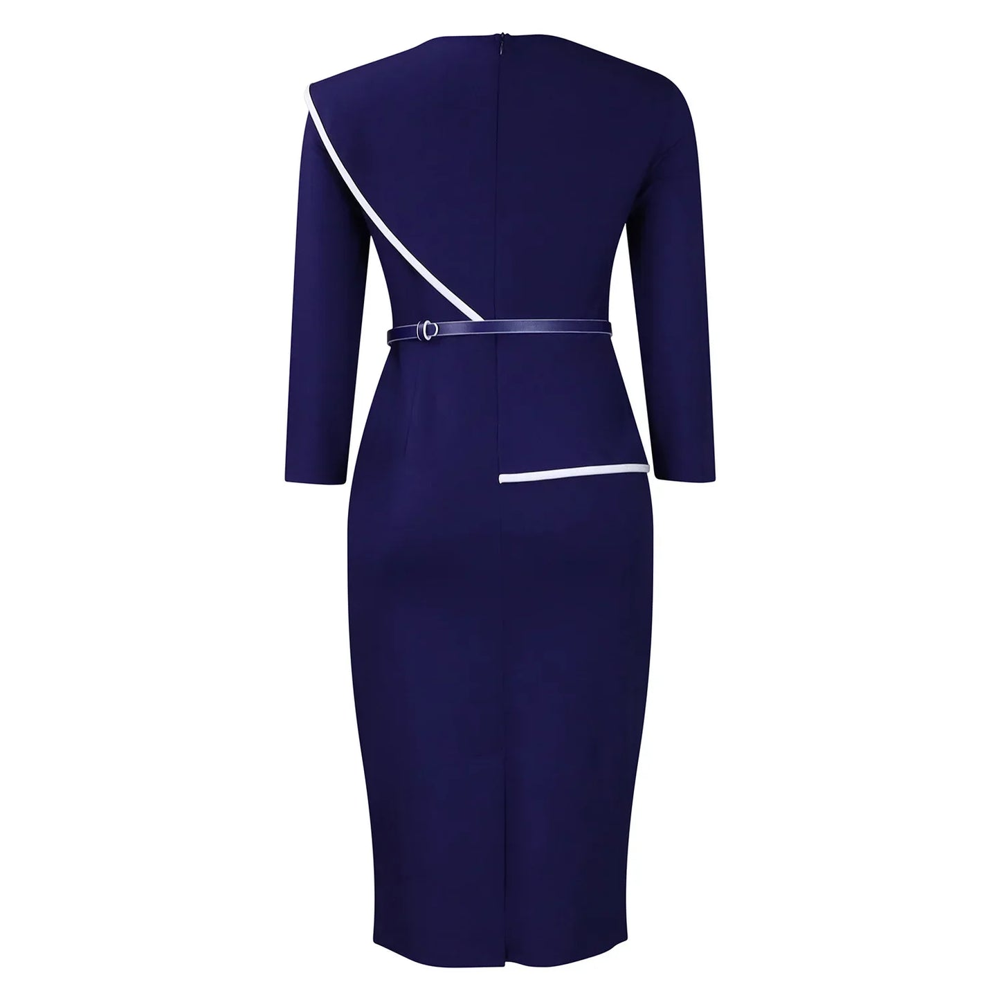 Elegant African Printed Wraparound Pencil Dress Women's Fashion Spring New Style D551 OL Skirt Bodycon Dress Elegant Manner Platonelstore