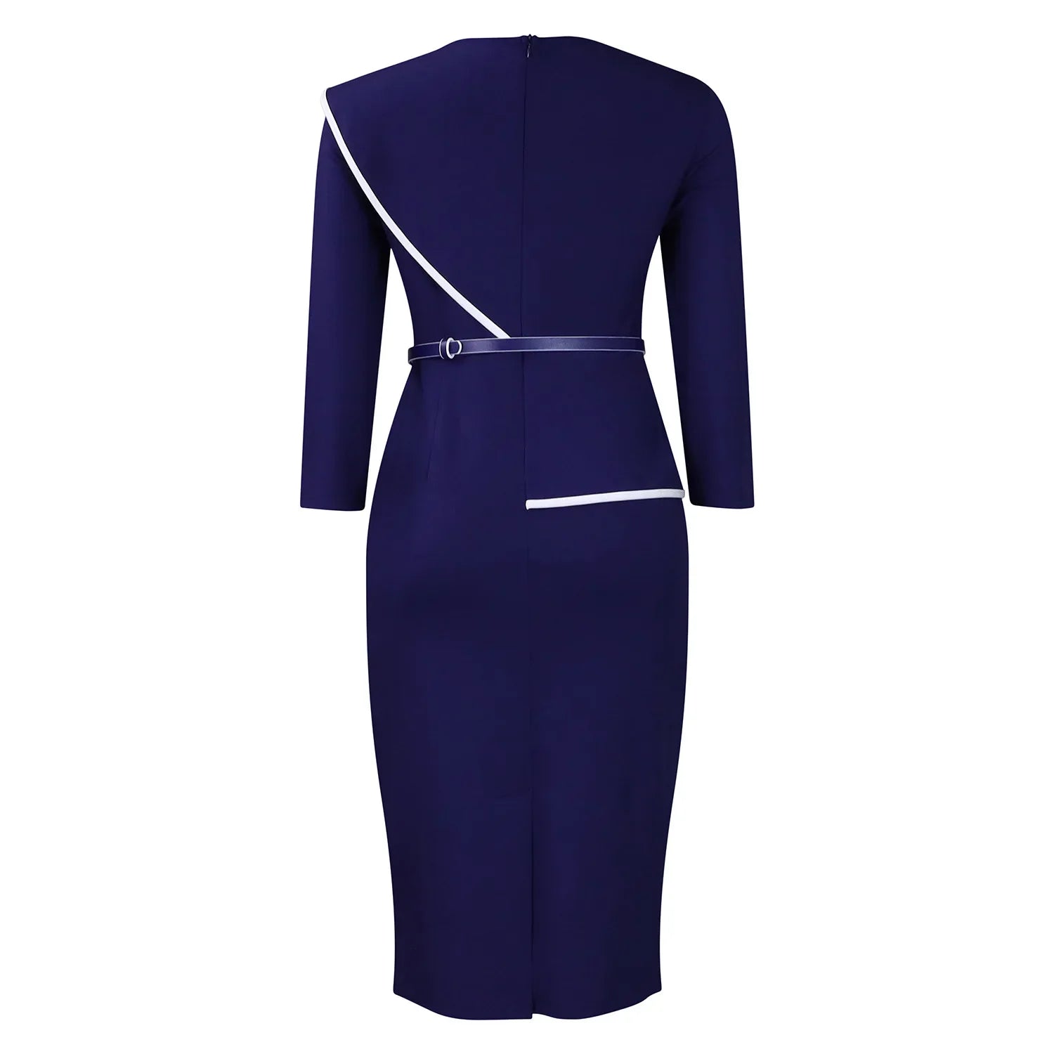 Elegant African Printed Wraparound Pencil Dress Women's Fashion Spring New Style D551 OL Skirt Bodycon Dress Elegant Manner Platonelstore