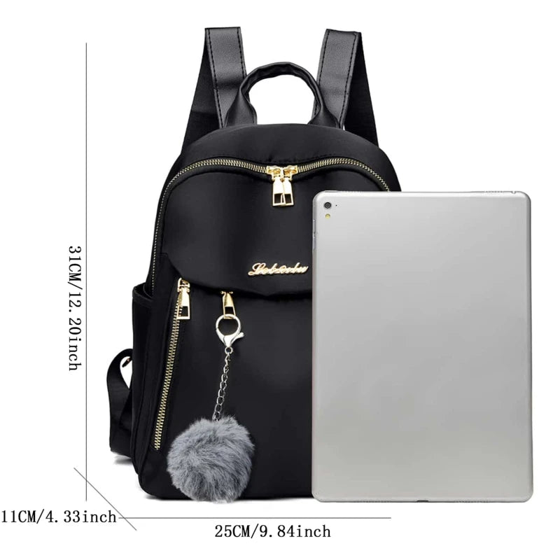 Simple Pu Black Large Capacity Backpacks Women Travel Bag Solid Harajuku Student Schoolbag Backpack Unisex Bags High Street Platonelstore