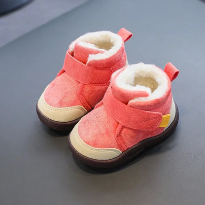 Winter Baby Shoes Boys Girls Warm Plush Toddler Snow Boots 0-5 Years Kids Fashion Anti-slip Sneakers Children Shoes Platonelstore