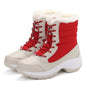Women Boots Waterproof Heels Boots For Winter 2023 Tren Platform Ankle Boots Keep Warm Snow Shoes Plush Outdoor Short Boots Platonelstore
