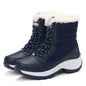 Women Boots Waterproof Heels Boots For Winter 2023 Tren Platform Ankle Boots Keep Warm Snow Shoes Plush Outdoor Short Boots Platonelstore