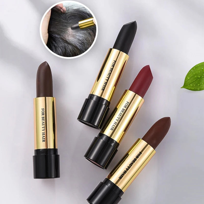 Black Brown One-Time Hair Dye Pen Instant Gray Root Coverage Instant Hair Color Cream Stick Fast Temporary Cover Up White Hair Platonel