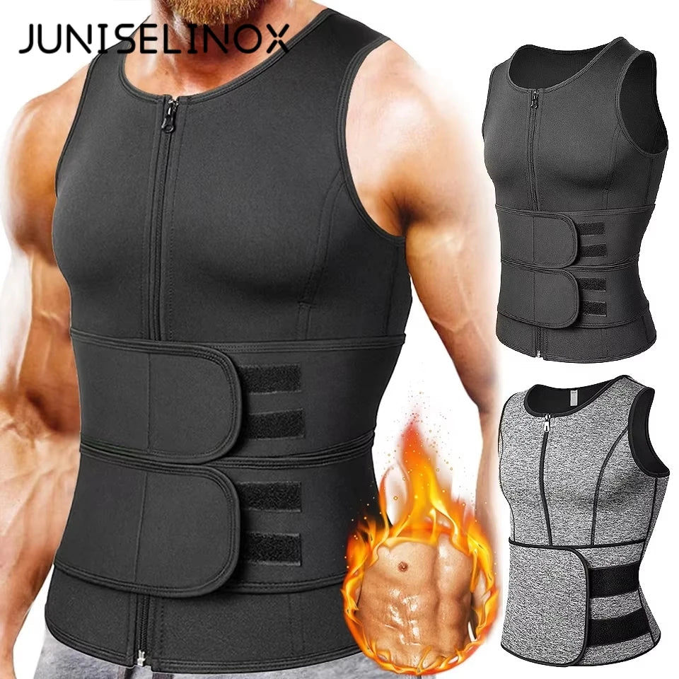 Men Body Shaper Waist Trainer Vest Slimming Sauna Sweat Vest Compression Undershirt Shapewear  Workout Tank Tops  Corset Platonelstore
