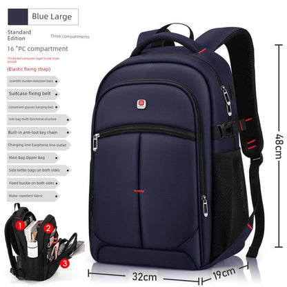 New Arrival Backpack Men Backpack Fashion Trendy High School Junior High School Student Schoolbag Female Large Capacity Travel Laptop Bag Platonelstore