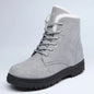 Crestar Women Winter Boots Lady Girls Fashion Warm Cotton Fur Lined Shoes Lace Up Comfortable Non Slip Ankle Platform Snow Boots Platonelstore