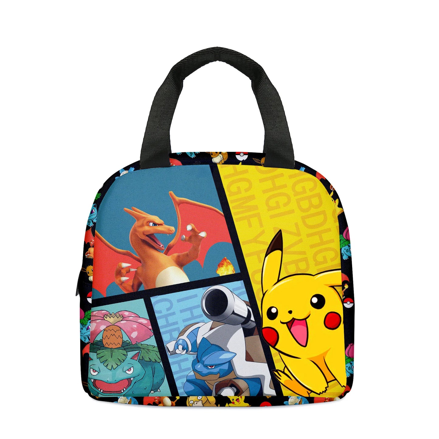 Pokemon Pikachu Pikachu Pencil Case Pencil Case Primary and Secondary School Students Cartoon Pokemon Cartoon School Bag Mochila Platonelstore