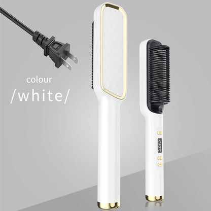 Electric Hot Comb Multifunctional Straight Hair Straightener Comb Anti-Scalding Styling Tool Straightening Brush. Platonel
