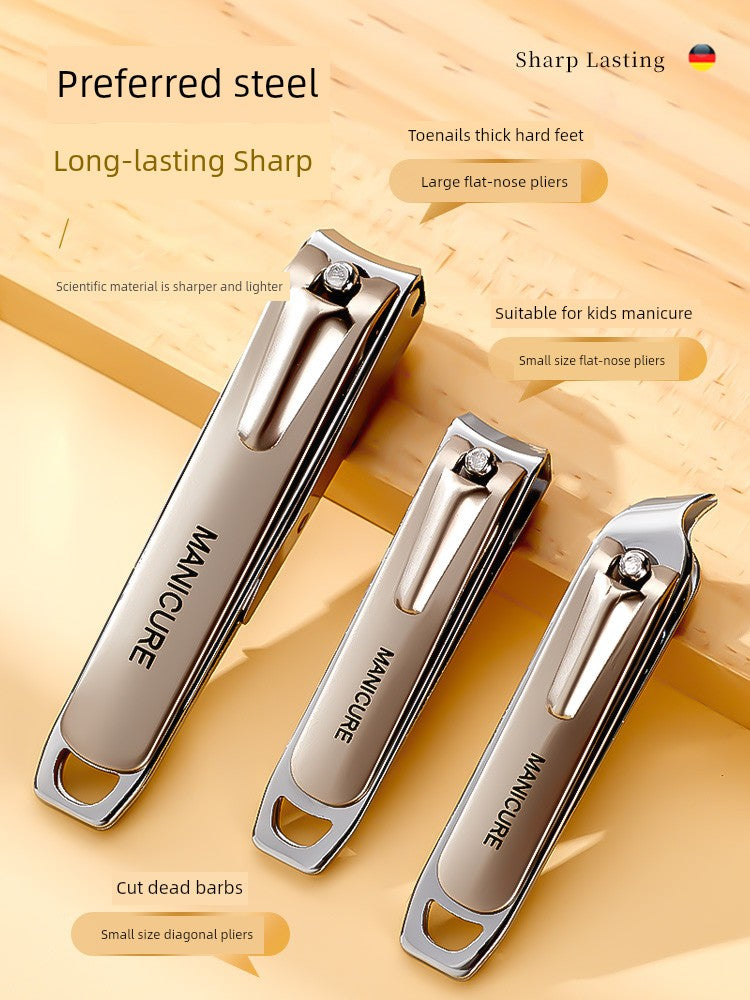 Anti-Splash Nail Clippers Suit For Home High-End Nail Scissors Female Men Nail Clippers Special Tools for Earpick Platonelstore