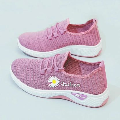 Women's Shoes Autumn New Style True Fly Weaving Old Beijing Cloth Shoes Little Daisy Women's Casual Sports Shoes Walking Shoes Platonelstore