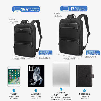 Lifetime Warranty Expandable Backpack Men Thin Bag For Men Travel Back Pack Waterproof Male 15.6inch Laptop Backpack Bag Mochila Platonelstore