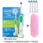 Electric Toothbrush 2D Rotary Vibration Clean Charging Tooth Brush Cross Action Bristle Oral Care 4 Gift Brush Heads Free Platonel
