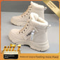 Smir 2024 New Sports Shoes Women's High-Top Winter Fleece-lined Thickening Thermal Cotton Shoes Platform Snow Boots Women Platonelstore