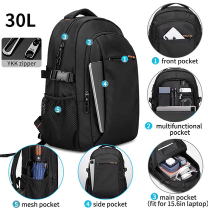 HcanKcan Men Casual Laptop Backpack Large Capacity Teenage Student Bags Designer Business Pack Sports Travel Backpack YKK Zipper Platonelstore