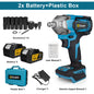 Gisam 1200N.M Torque Brushless Electric Impact Wrench 1/2 inch Cordless Wrench Screwdriver Power Tools For Makita 18V Battery Platonelstore