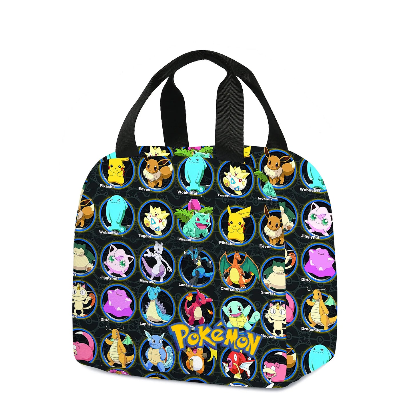 Pokemon Pikachu Pikachu Pencil Case Pencil Case Primary and Secondary School Students Cartoon Pokemon Cartoon School Bag Mochila Platonelstore