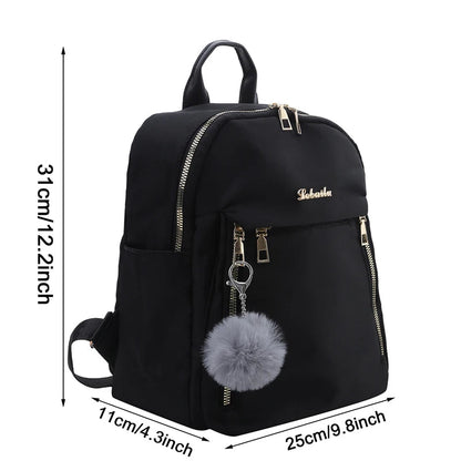 Simple Pu Black Large Capacity Backpacks Women Travel Bag Solid Harajuku Student Schoolbag Backpack Unisex Bags High Street Platonelstore