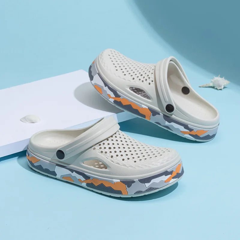 Hot Selling Brand Upgraded Camo Men's Sandals Casual Shoes EVA Light Sandals Unisex Colorful Summer Beach Shoes Zapatos Hombre Platonelstore