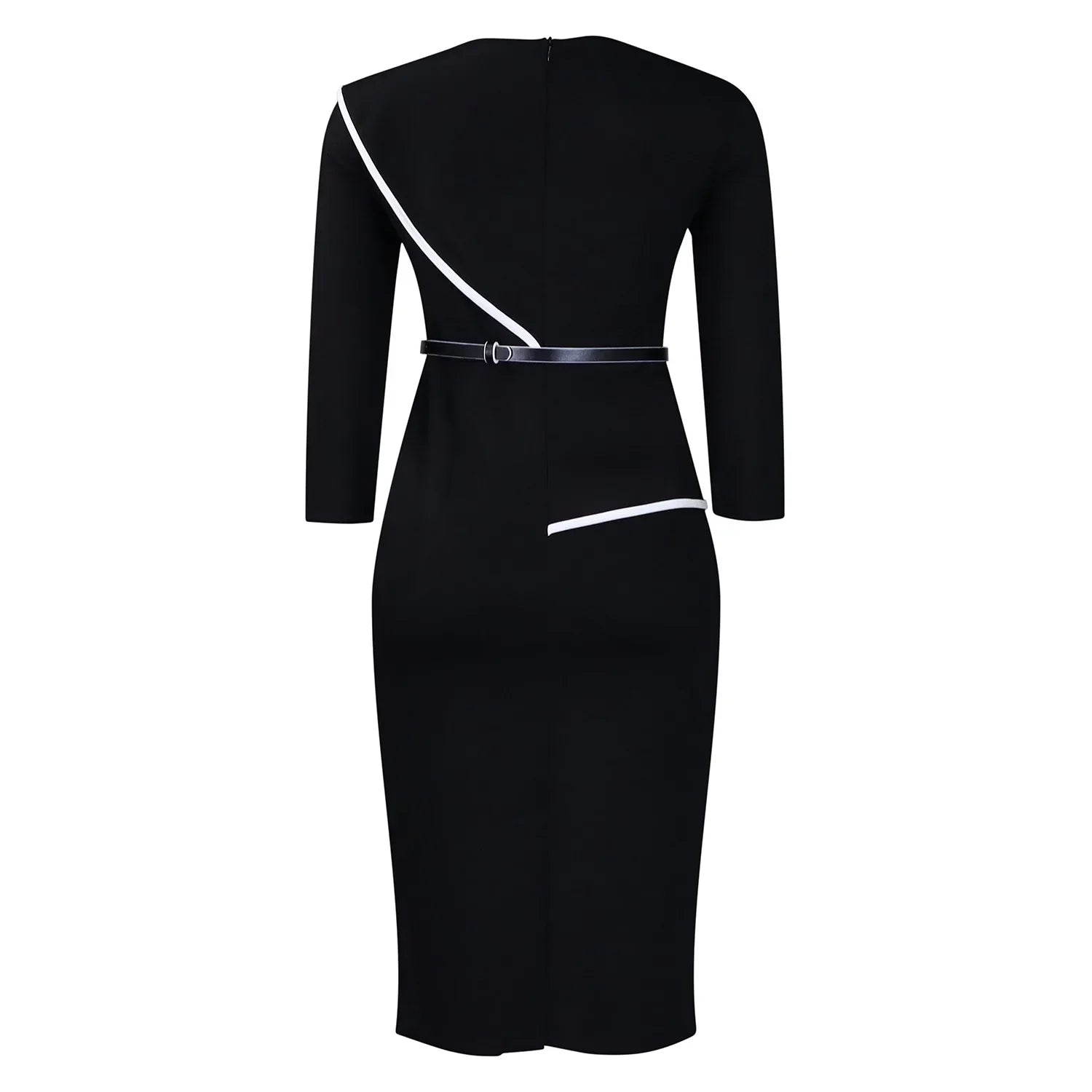 Elegant African Printed Wraparound Pencil Dress Women's Fashion Spring New Style D551 OL Skirt Bodycon Dress Elegant Manner Platonelstore
