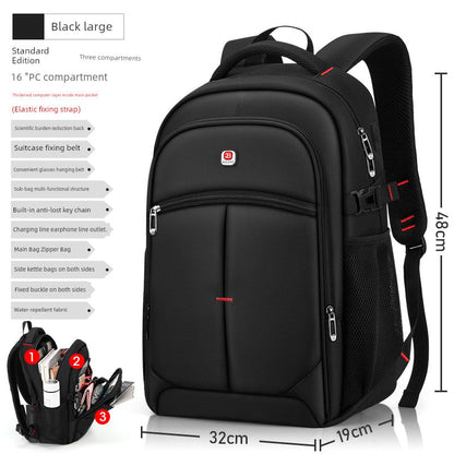 New Arrival Backpack Men Backpack Fashion Trendy High School Junior High School Student Schoolbag Female Large Capacity Travel Laptop Bag Platonelstore