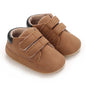 Newborn Baby Shoes Classic Leather Soft Soles Non Slip Toddler Walking Shoes for Boys and Girls 0-18M First Step Walking Shoes Platonelstore
