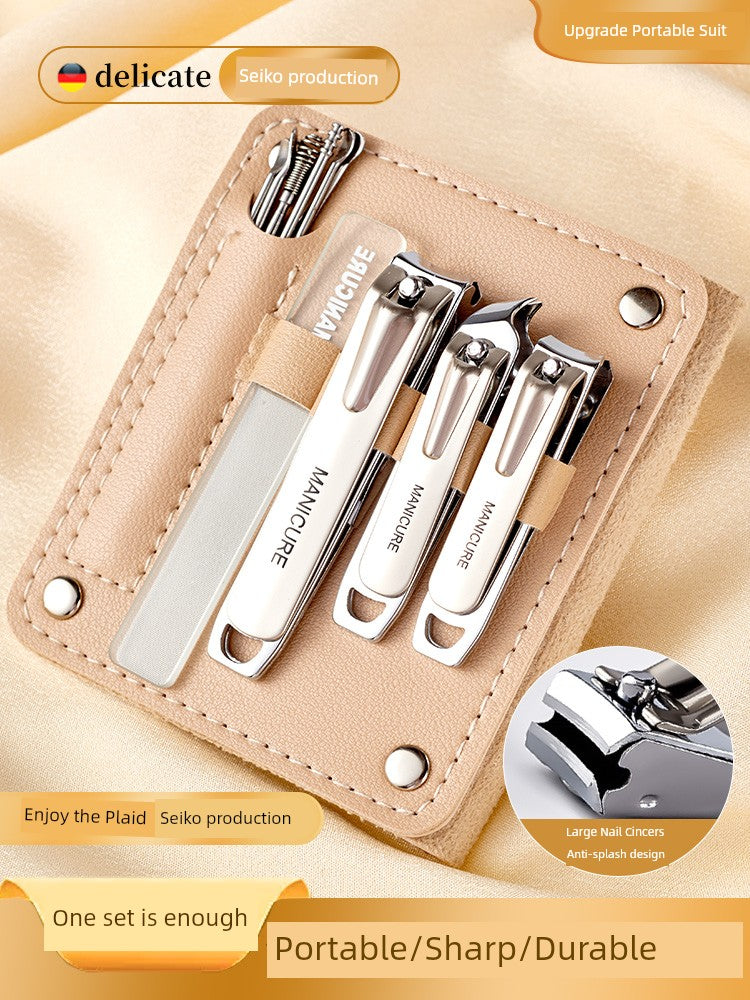 Anti-Splash Nail Clippers Suit For Home High-End Nail Scissors Female Men Nail Clippers Special Tools for Earpick Platonelstore