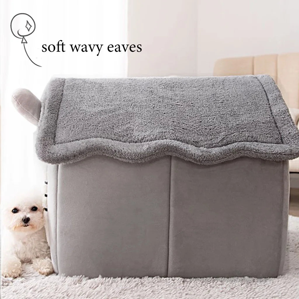 Cat /Dog bed Foldable Pet Sleepping Bed removable and washable cat house kennel for dog house indoor cat nest Platonel
