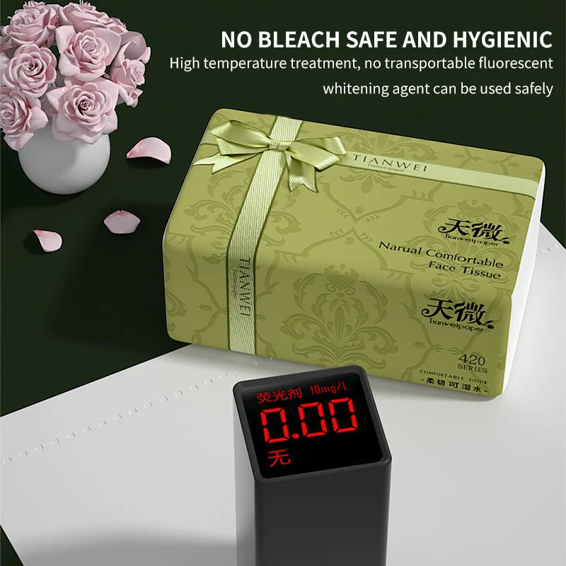 24 Packs of Drawer Paper Full Box of Toilet Paper Towels Household Napkins Soft Facial Tissues Hand Towels Platonelstore