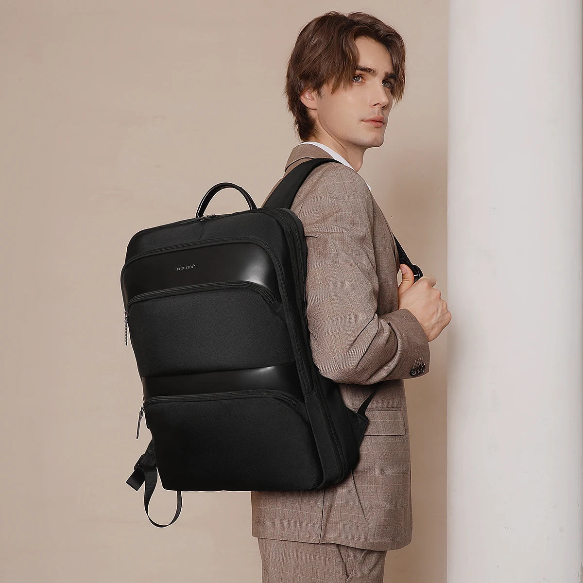 Lifetime Warranty Expandable Backpack Men Thin Bag For Men Travel Back Pack Waterproof Male 15.6inch Laptop Backpack Bag Mochila Platonelstore