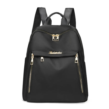 Simple Pu Black Large Capacity Backpacks Women Travel Bag Solid Harajuku Student Schoolbag Backpack Unisex Bags High Street Platonelstore