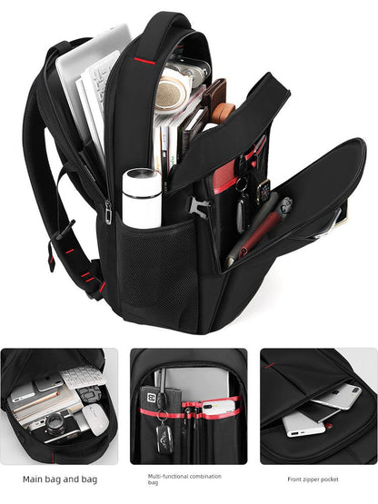 New Arrival Backpack Men Backpack Fashion Trendy High School Junior High School Student Schoolbag Female Large Capacity Travel Laptop Bag Platonelstore