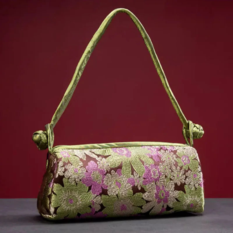 New Silk Embroidered Women Bag 2024 Fashion Matching Bride Women Handbag Clutch Bag Platonelstore